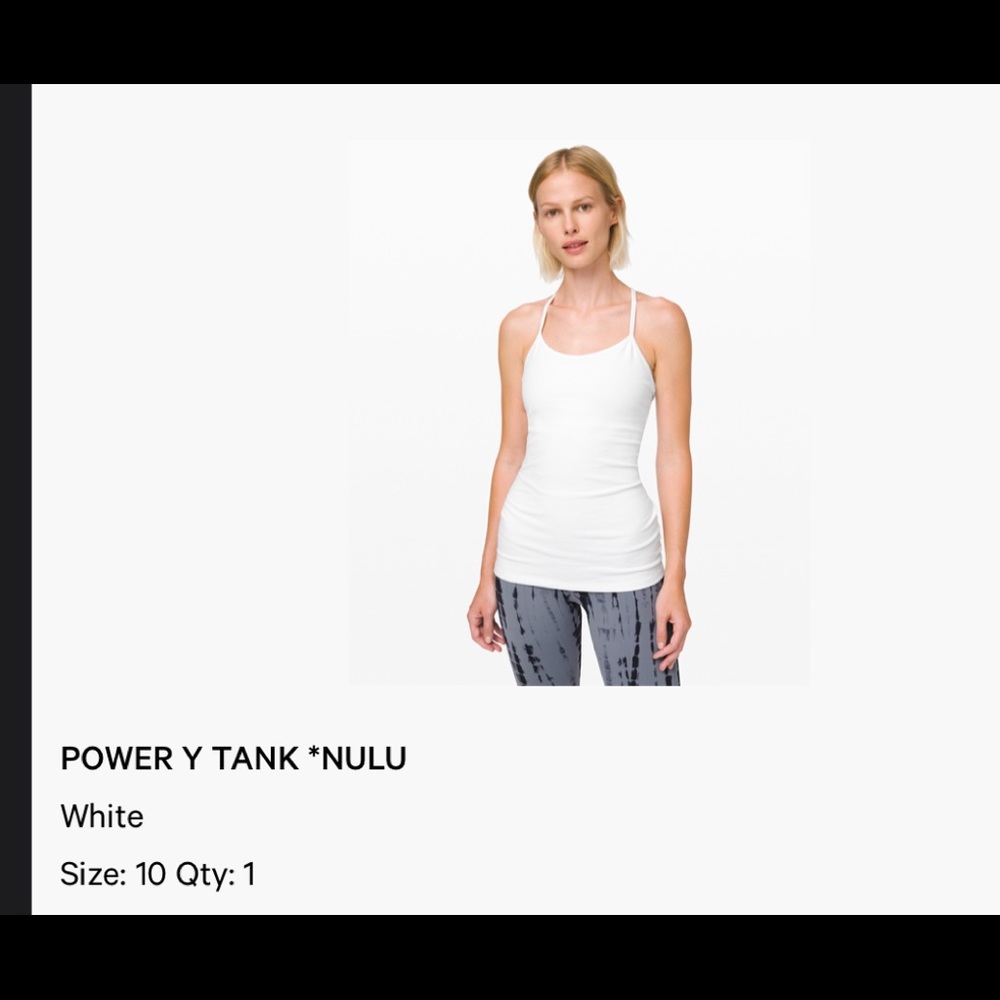 Lululemon Power Y Tank